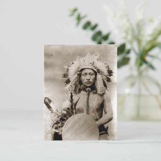 Lone Elk Briefkaart (Staand voorkant)