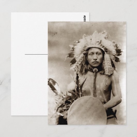 Lone Elk Briefkaart (Voorkant / Achterkant)