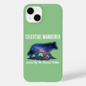 Lone Galaxy Wolf Silhouette Case-Mate iPhone Case (Achterkant)