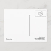 Lone Geranium Briefkaart (Achterkant)