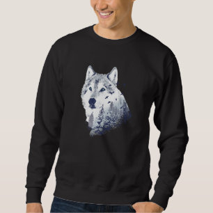 Lone Gray Wolf Winter Forest Wolves Forest Trui