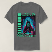 Lone Innovator Een CyberPunk-ontwerp dat illustree T-shirt (Design voorkant)