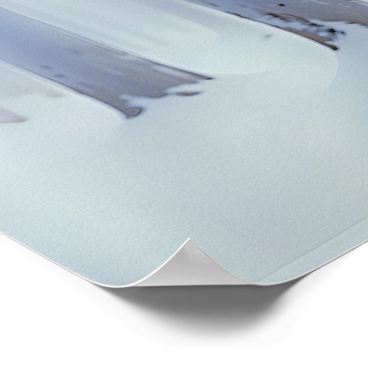 Lone Lamppost - Melancholy Art Design Poster (Hoek)