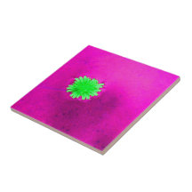 Lone Light Green Flower