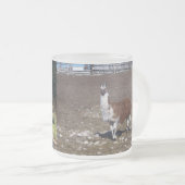 Lone Lllama Matglas Koffiemok (Voorkant rechts)