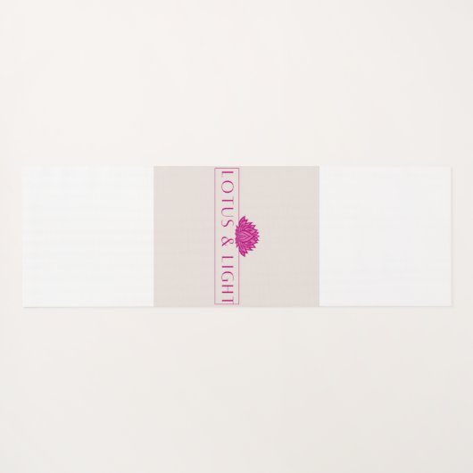 Lone Lotus Yogamat (Achterkant (horizontaal))