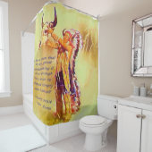 Lone Man Native American Quote Shower Curtain Douchegordijn (In situ)