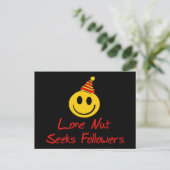 Lone Nut Seeks Followers Briefkaart (Staand voorkant)
