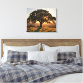 Lone Oak Hill Country Poster - Texas Landscape  Canvas Afdruk (Insitu (Slaapkamer))