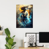 Lone Onmyoji – De Geestensummoner Poster (Thuiskantoor)