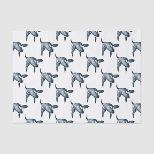 Lone Orca Tissuepapier (Voorkant)