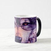 Lone Paarse Wolf Magische Mok (Voorkant rechts)