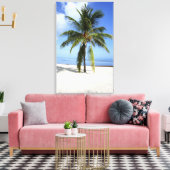 Lone Palm Canvas Afdruk (Insitu (Woonkamer))