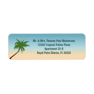 Lone Palm Etiket