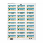 Lone Palm Etiket (Full Sheet)