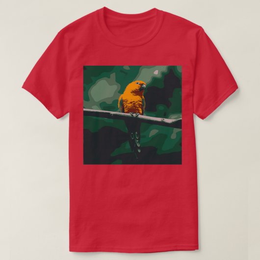 Lone Parrot T-shirt (Design voorkant)