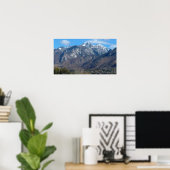 Lone Peak Mountain Utah 2012 22x12 print (Thuiskantoor)