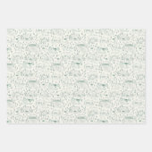 Lone Peaks Mountain Gift Wrap Inpakpapier Vel (Voorkant 3)