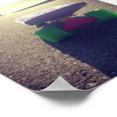 Lone Penny Skateboard Nickel. Poster (Hoek)