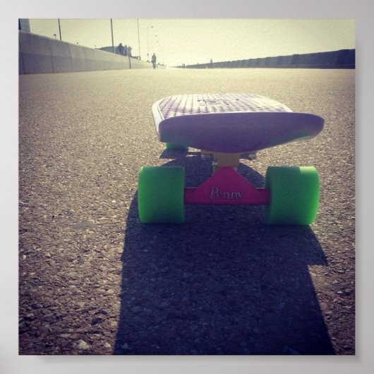 Lone Penny Skateboard Nickel. Poster (Voorkant)