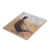 Lone Pheasant Art Tile Tegeltje (Zijkant)