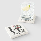 Lone Pine CA Stenen Onderzetter (Zijkant)