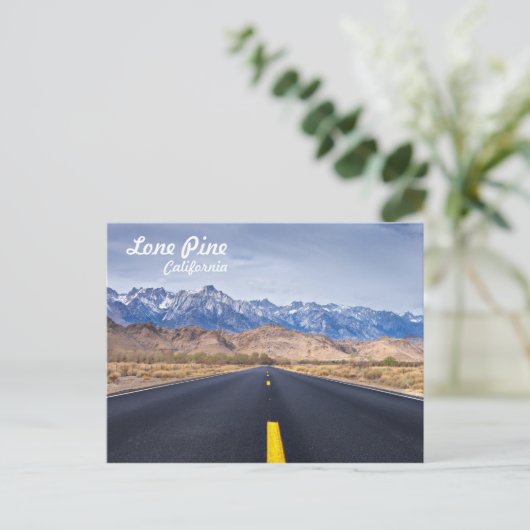 Lone Pine California Briefkaart (Staand voorkant)