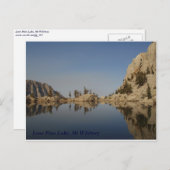 Lone Pine Lake, Mt Whitney Briefkaart (Voorkant / Achterkant)