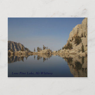 Lone Pine Lake, Mt Whitney Briefkaart