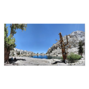 Lone Pine Lake - Mt Whitney Trail - Sierra Nevada Foto Afdruk
