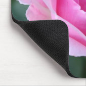 Lone Pink Rose Mousepad Muismat (Hoek)