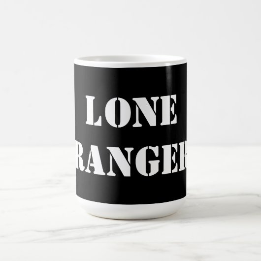 Lone Ranger Black 15 oz Ringer Mok (Center)
