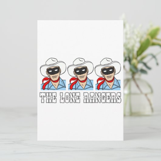 Lone Rangers Kaart (Staand voorkant)