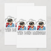 Lone Rangers Kaart (Voorkant / Achterkant)