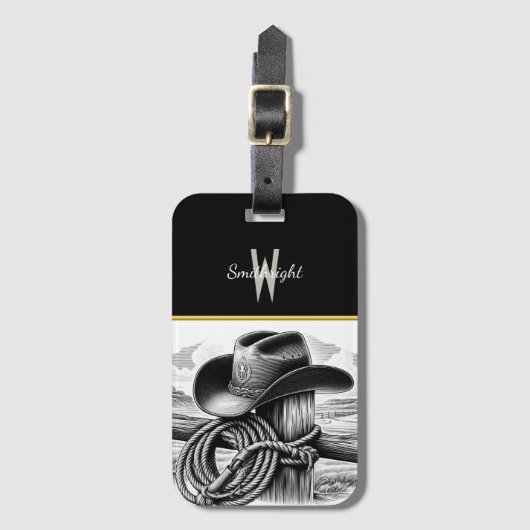 Lone Rangers Rest Stop Bagagelabel (Voorkant (verticaal))