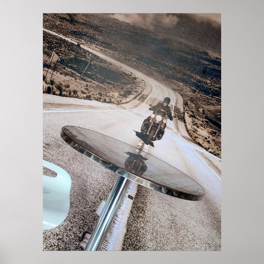 Lone Rider cafe cruise. Poster (Voorkant)