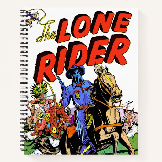 Lone Rider en de Apache strips Notitieboek (Voorkant)