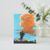 Lone Rider Thunderhead Briefkaart (Staand voorkant)