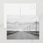 Lone Road en Power Lines | San Juan-gebergte Briefkaart (Voorkant / Achterkant)