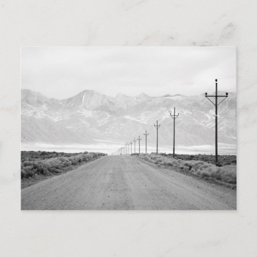 Lone Road en Power Lines | San Juan-gebergte Briefkaart (Voorkant)