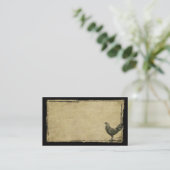 Lone Rooster - Prim Biz-kaarten Visitekaartje (Staand voorkant)