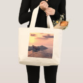 "Lone Rowboat"-tas Grote Tote Bag (Voorkant (product))