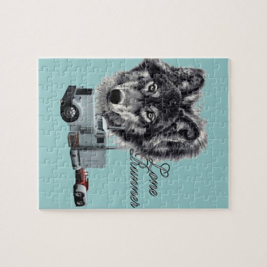 Lone Runner Legpuzzel (Horizontaal)