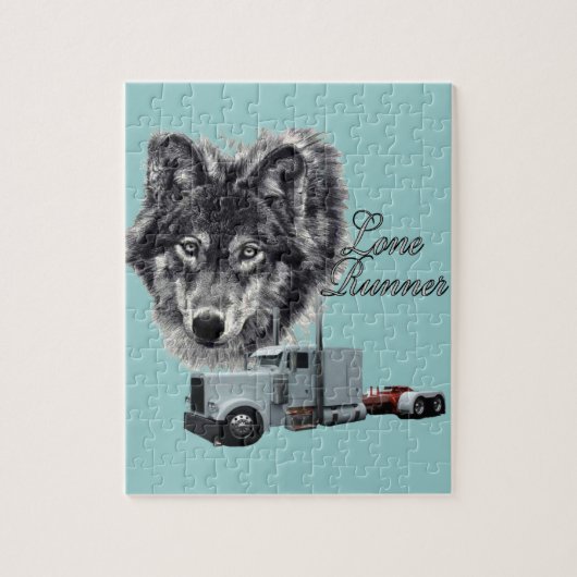 Lone Runner Legpuzzel (Verticaal)