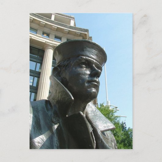 Lone Sailor Briefkaart (Voorkant)