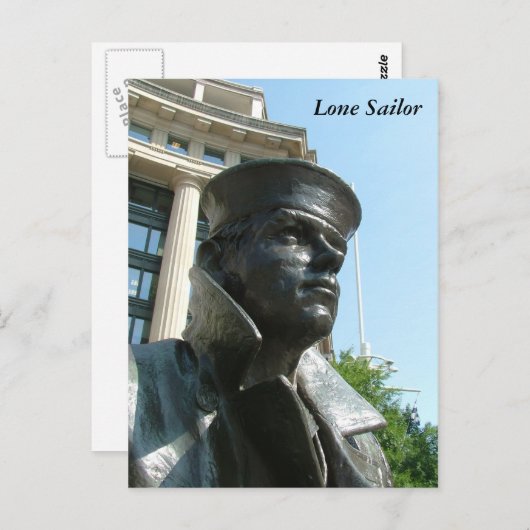 Lone Sailor Briefkaart (Voorkant / Achterkant)