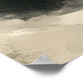 Lone Samurai – Red Sun Japanese Ink Art Poster (Hoek)