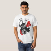 Lone Samurai Warrior T-shirt (Voorkant volledig)