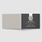 Lone Sand Dollar - Charcoal Gray - Wedding Gastenboek (Volledig)