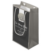 Lone Sand Dollar - Houtskool Grijs - Strand Bruilo Klein Cadeauzakje (Voorkant Gekanteld)